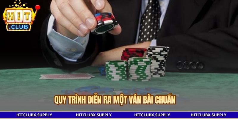 Quy trình diễn ra một ván bài chuẩn